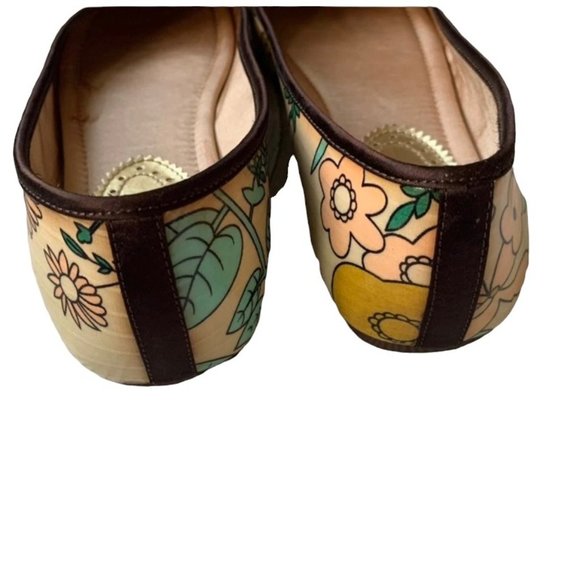 Floral Print Boho Sam & Libby Flats - Picture 7 of 8